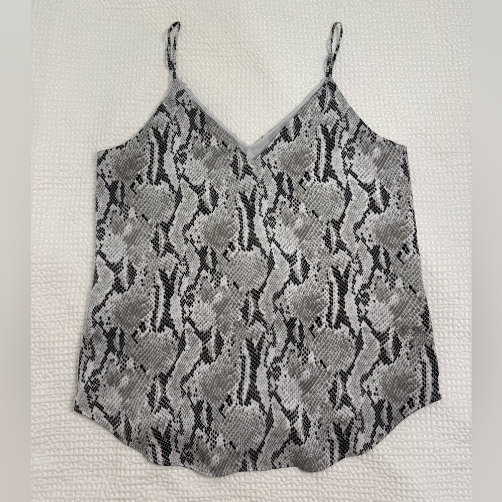 Express Black and Gray Snake Print Camisole